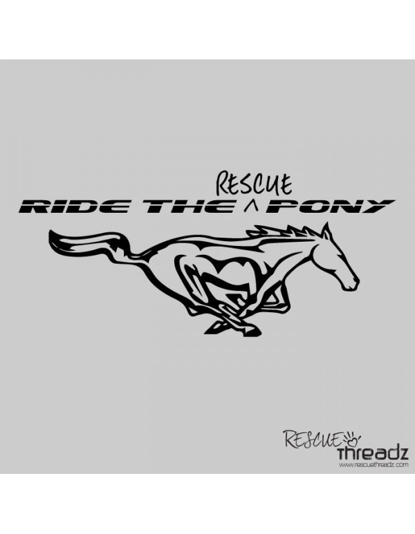 Ride the Rescue Pony Hoodie
